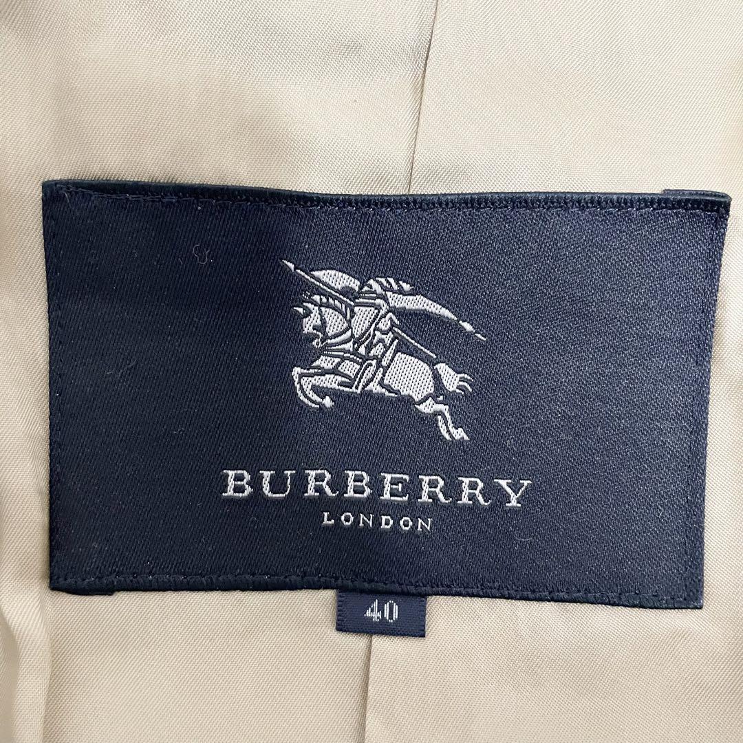 美品✨BURBERRY バーバリー　ダッフルコート　ヘリンボーンノバチェック40