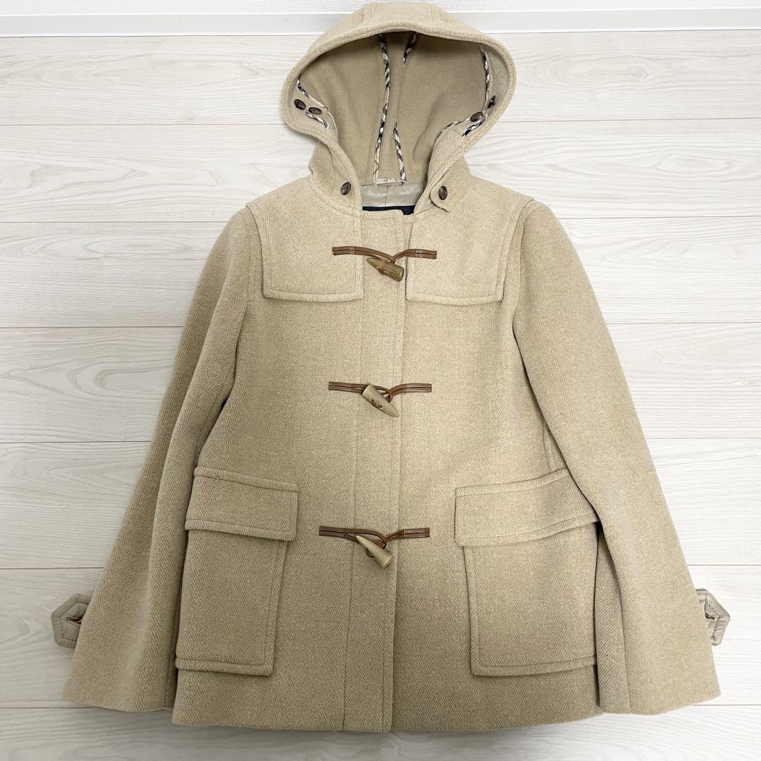 美品✨BURBERRY バーバリー　ダッフルコート　ヘリンボーンノバチェック40