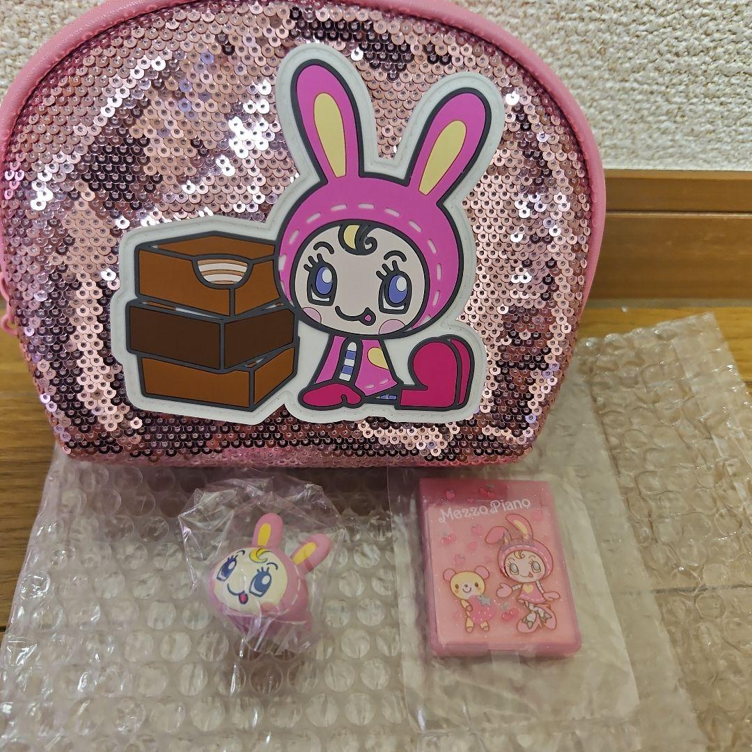 新品未使用【BABBI ✖ メゾピアノ】ベリエちゃん　ピンクスパンコールポーチ 新品未使用【BABBI ✖ メゾピアノ】ベリエちゃんピンク