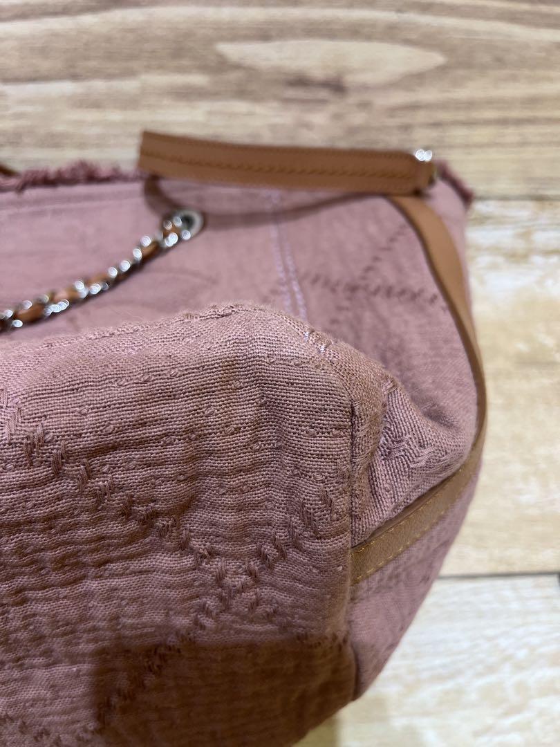 シャネル　ラージショッピングバッグ　ショルダーバッグ　ドーヴィル　　2way
