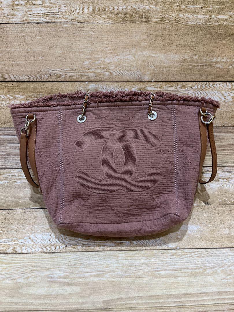 シャネル　ラージショッピングバッグ　ショルダーバッグ　ドーヴィル　　2way