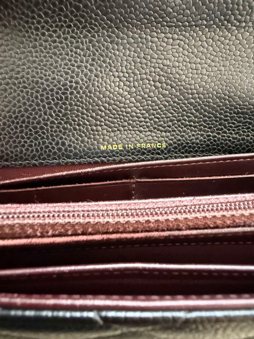 CHANEL キャビアスキン ウォレット