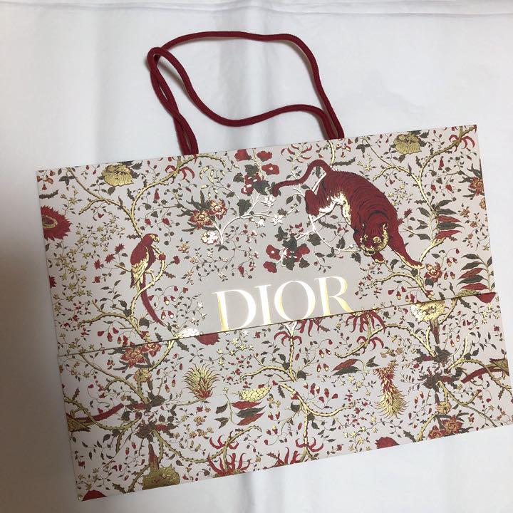 バッグ Dior トラ 6枚 c67oA-m95287287852 2022限定 ショップ袋 クリスチャ