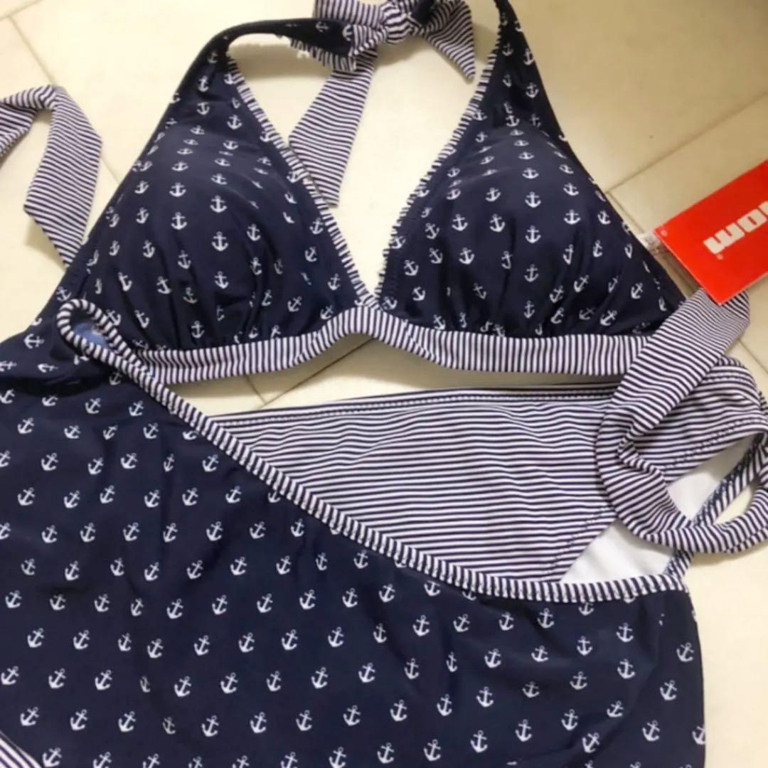爆買い!】 インポートビキニ 3点セット タグ付き未使用 マリン