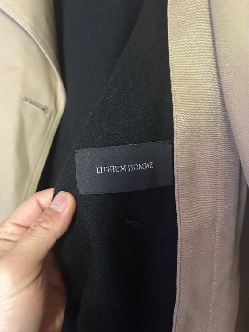 LITHIUM HOMME トレンチコート リチウムオム ベージュ 46 LITHIUM HOMME ベージュ トレンチコート