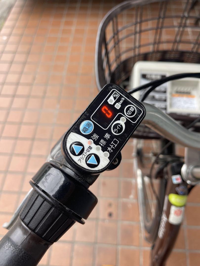 電動アシスト自転車 ブラウン 前バスケット付き