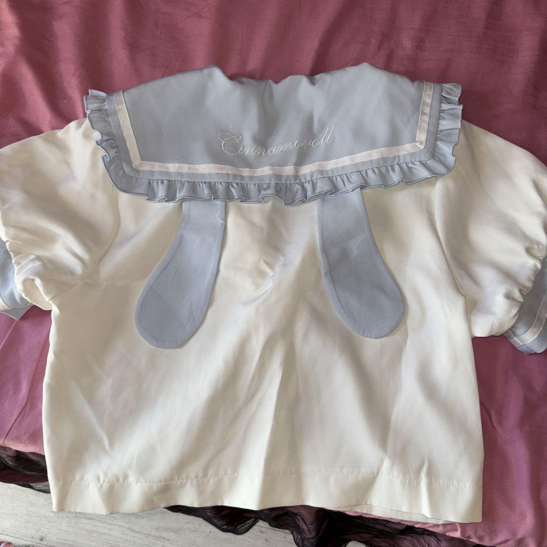 シナモン 水色 セーラー服 アベイル