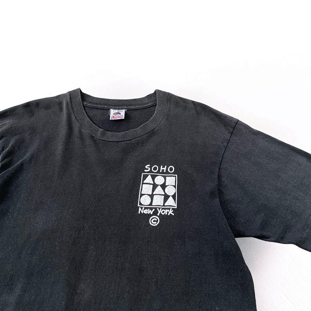 90s SOHO New York スーベニア アート Tシャツ USA製 90s SOHO New York スーベニア アート Tシャツ USA製