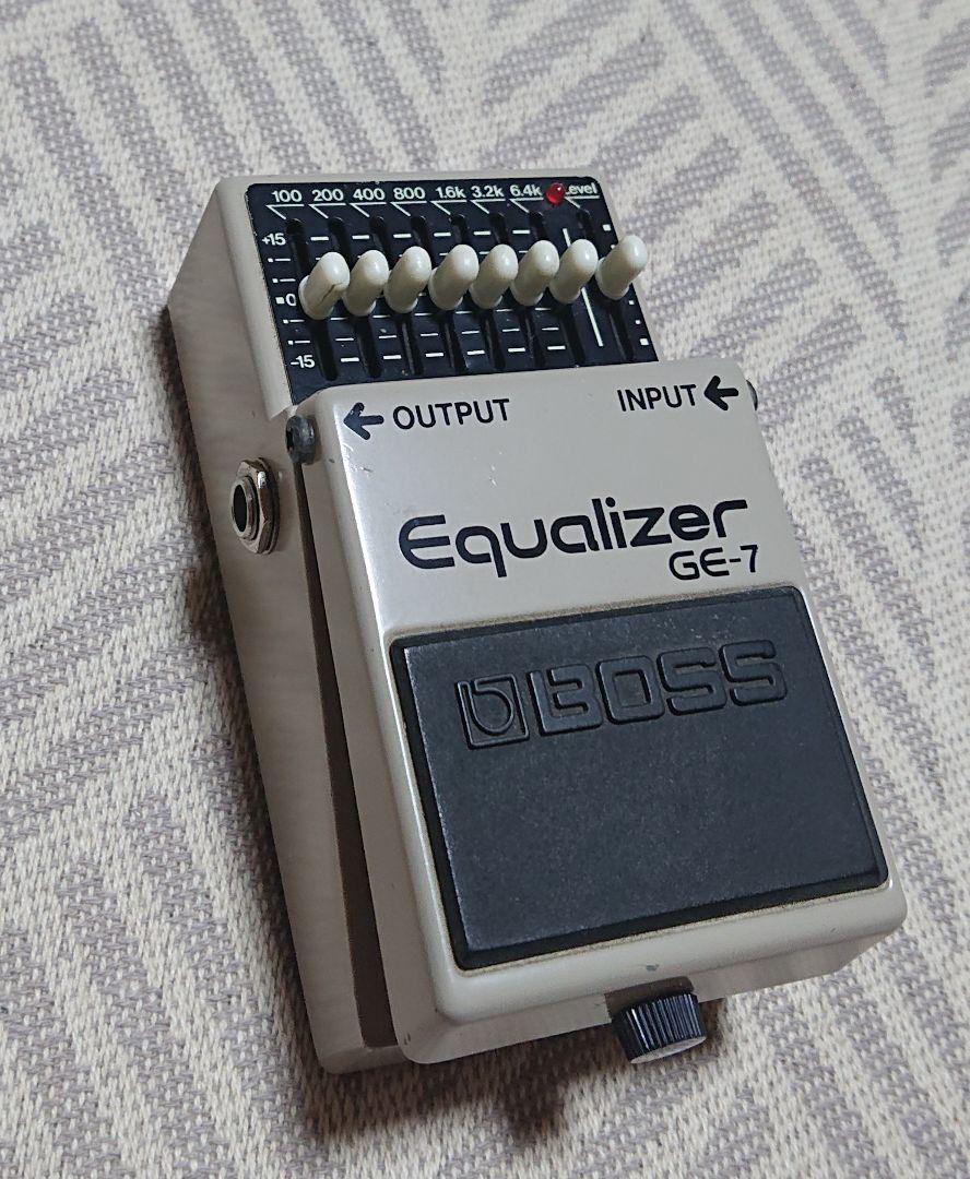 BOSS GE-7 イコライザーペダル BOSS GE-7 の使い方や特徴などを解説レビュー。ブースターとして