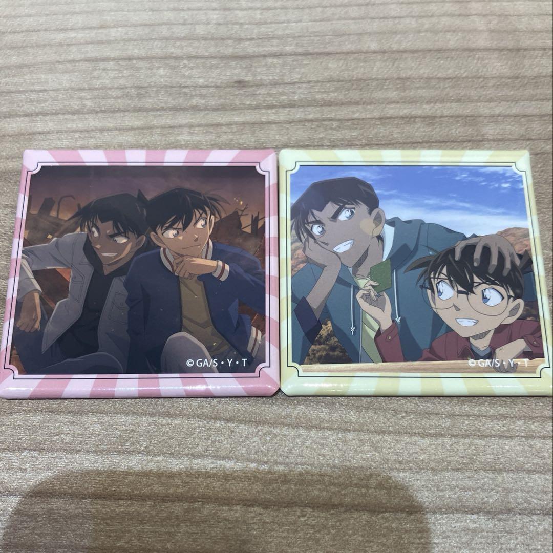 名探偵コナン 工藤新一 コンサート メモリアル キャラバッジ 缶
