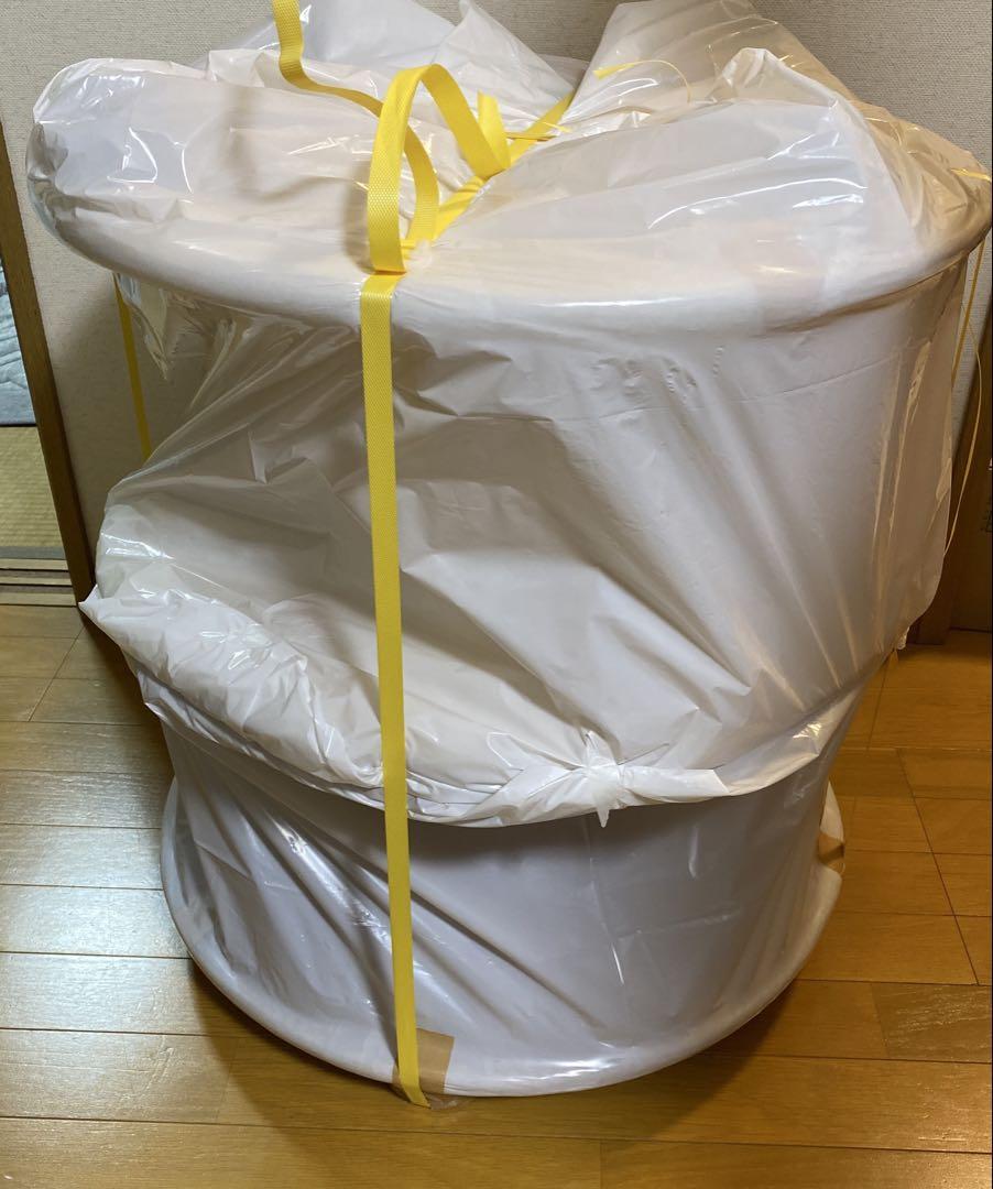ストロベリー　電線ドラム　2個セット　茶色系塗装　片方　キャスター付き