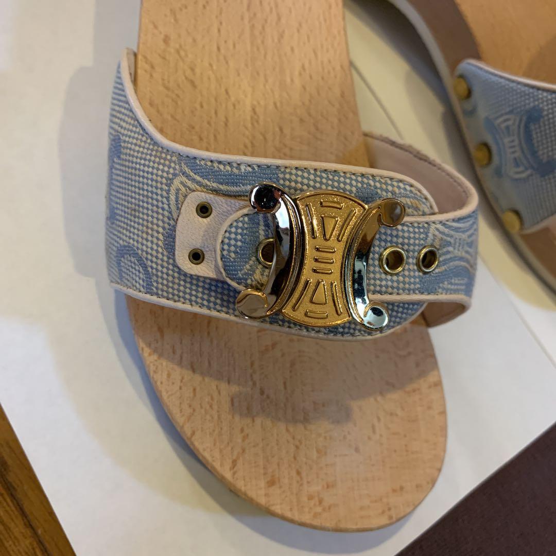 CELINE セリーヌ　サンダル　37　24ｃｍ　scholl