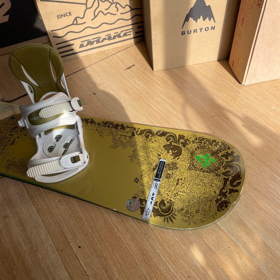 BURTON×KEMPER バートン スノーボードセット バインディング付 BURTON×KEMPER バートン スノーボードセット バインディング付