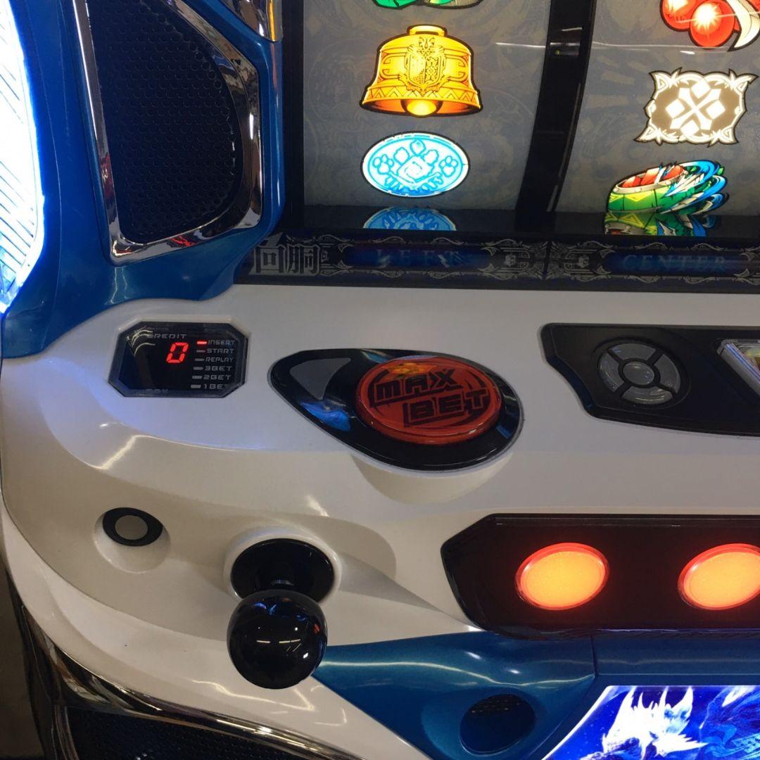 パチスロ実機　モンスターハンターアイスボーン　コイン不要機付　送料無料