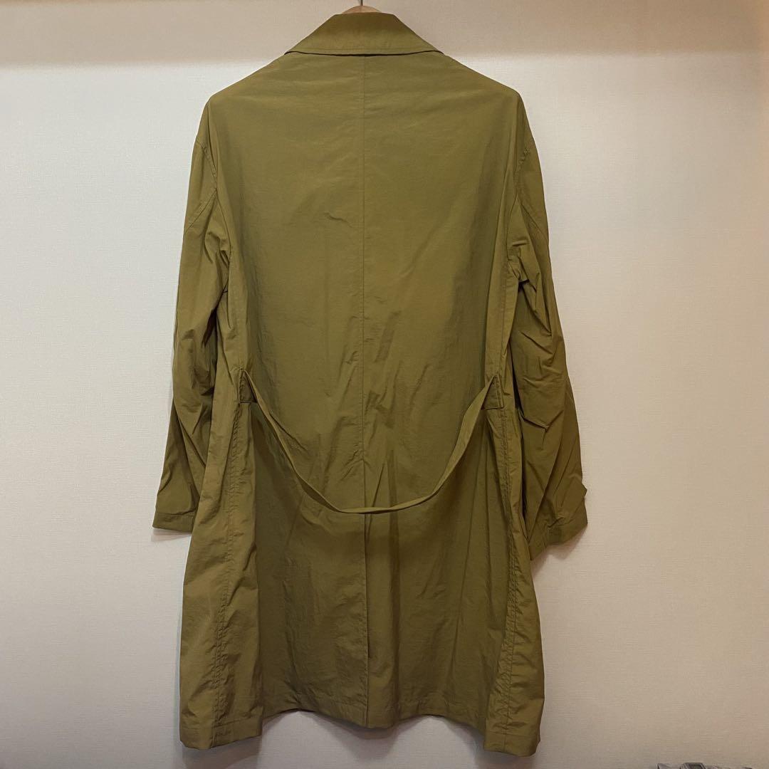 DANTON オリーブ色 ロングレインコート