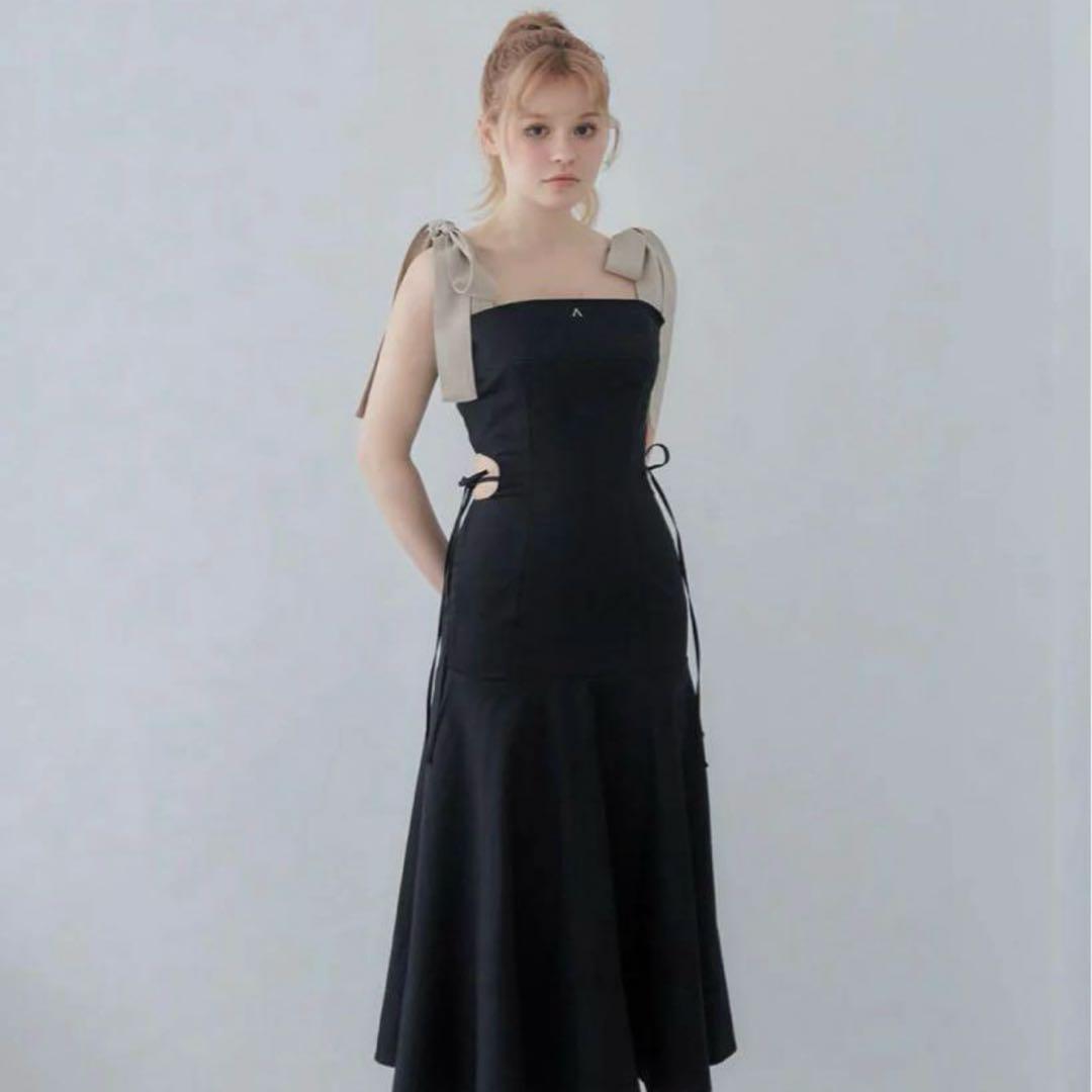ワンピース andmary Ann ribbon dress