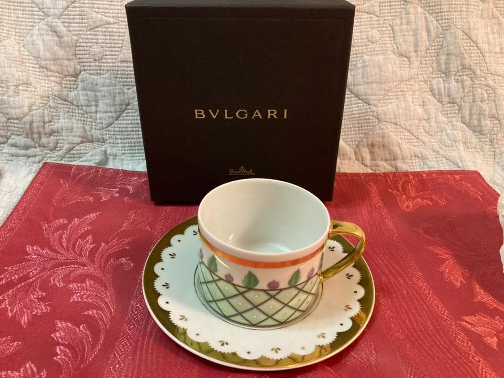 ブルガリ ローゼンタール ドルチェデコ カッサータ カップ&ソーサーBVLGARI