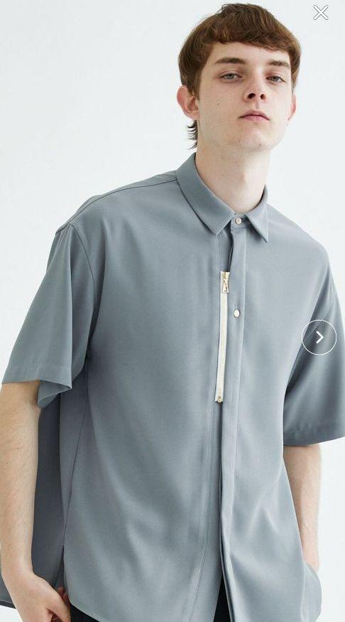 ミスチル桜井着SHORT SLEEVE ZIP shirt 半袖タイプ - メルカリ ミスチル桜井着SHORT SLEEVE ZIP shirt 半袖タイプ - メルカリ