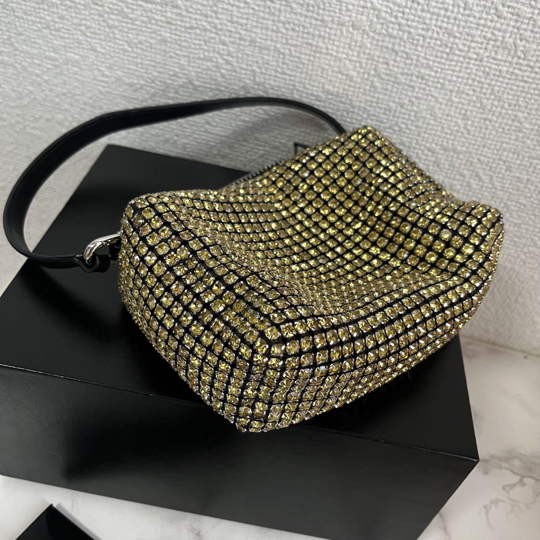 新品 アレキサンダーワン ビジュー ハンドバッグ ミニバッグ