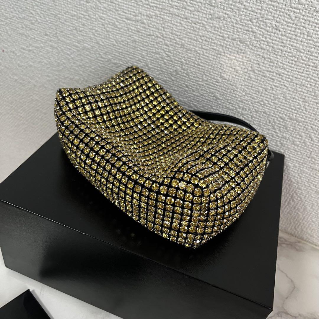 新品 アレキサンダーワン ビジュー ハンドバッグ ミニバッグ