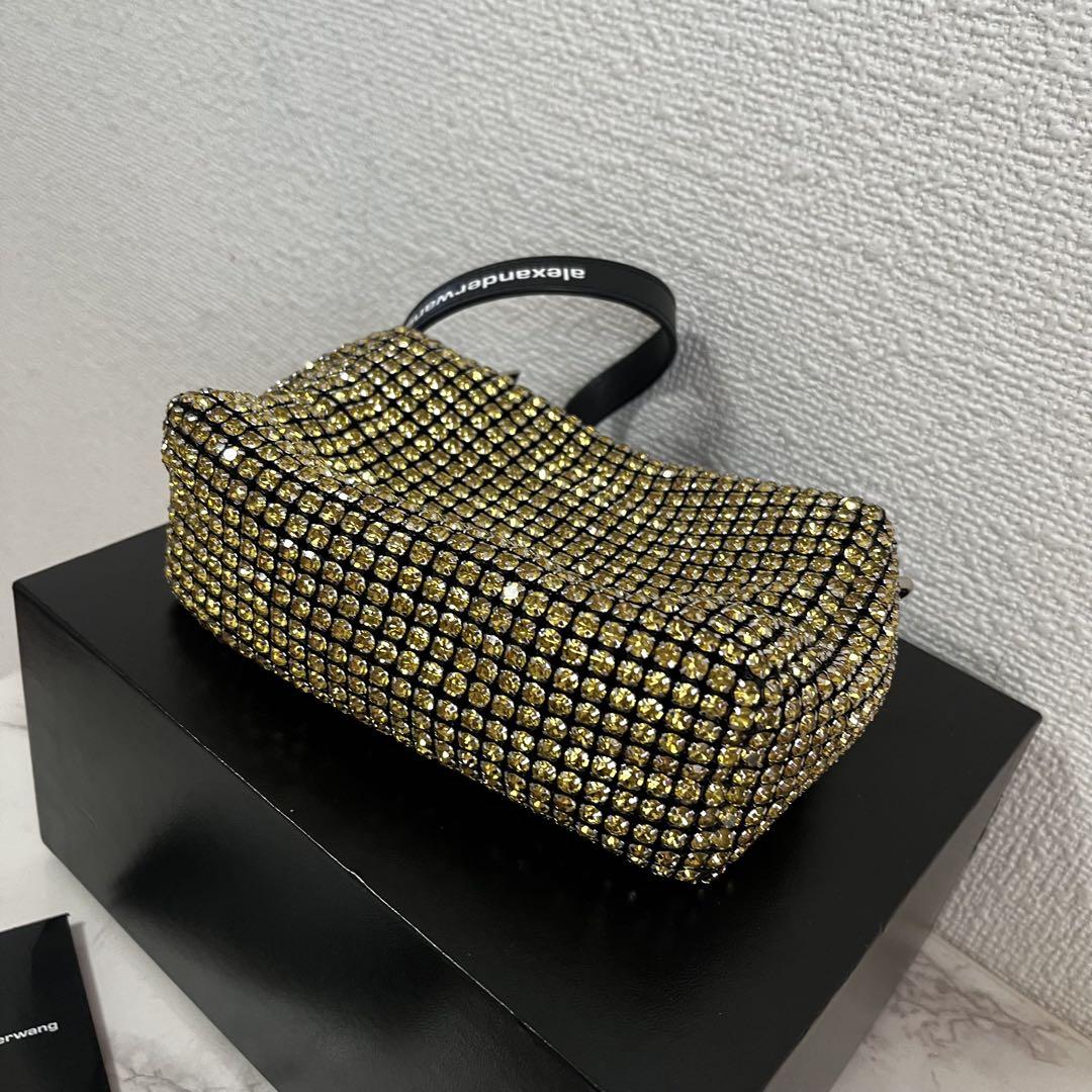 新品 アレキサンダーワン ビジュー ハンドバッグ ミニバッグ