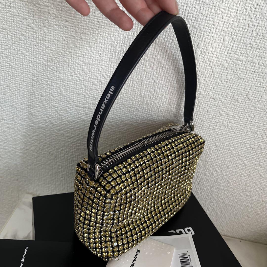 新品 アレキサンダーワン ビジュー ハンドバッグ ミニバッグ