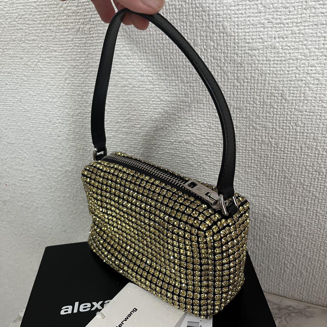 新品 アレキサンダーワン ビジュー ハンドバッグ ミニバッグ
