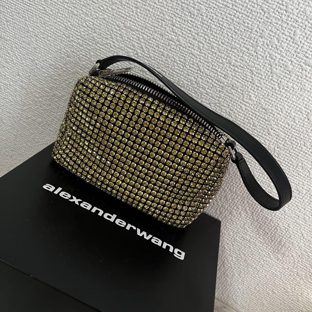 新品 アレキサンダーワン ビジュー ハンドバッグ ミニバッグ
