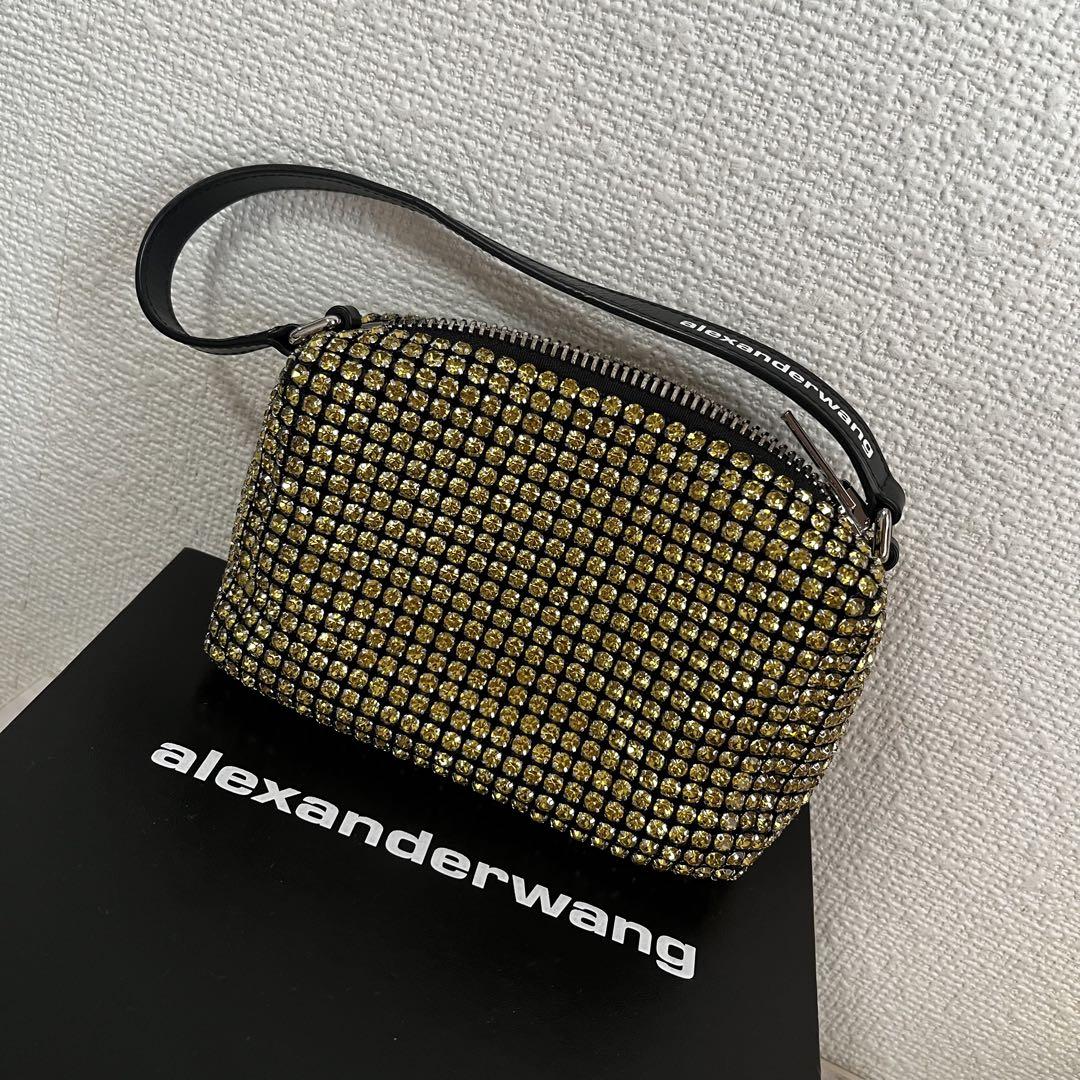 新品 アレキサンダーワン ビジュー ハンドバッグ ミニバッグ