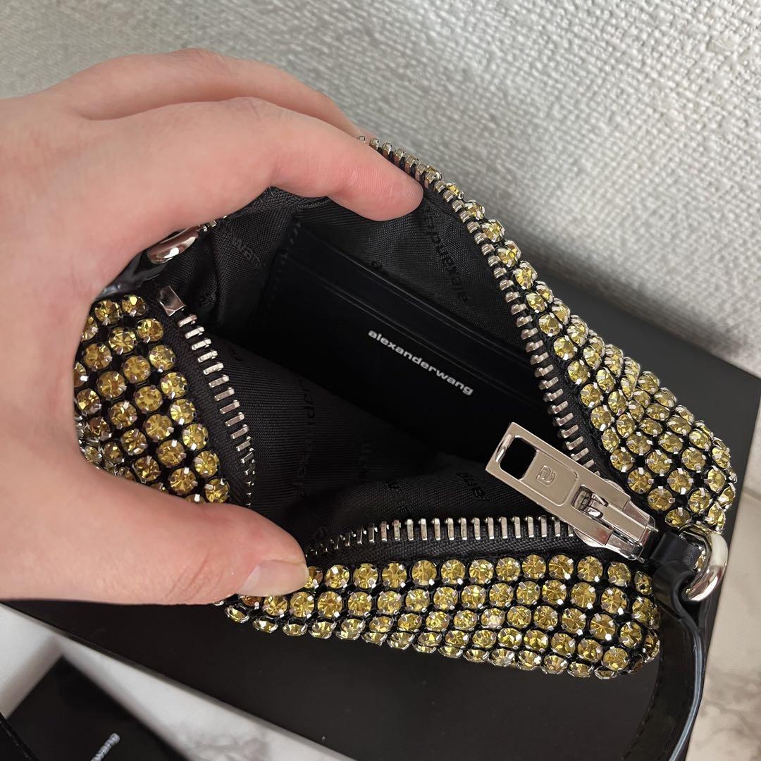 新品 アレキサンダーワン ビジュー ハンドバッグ ミニバッグ