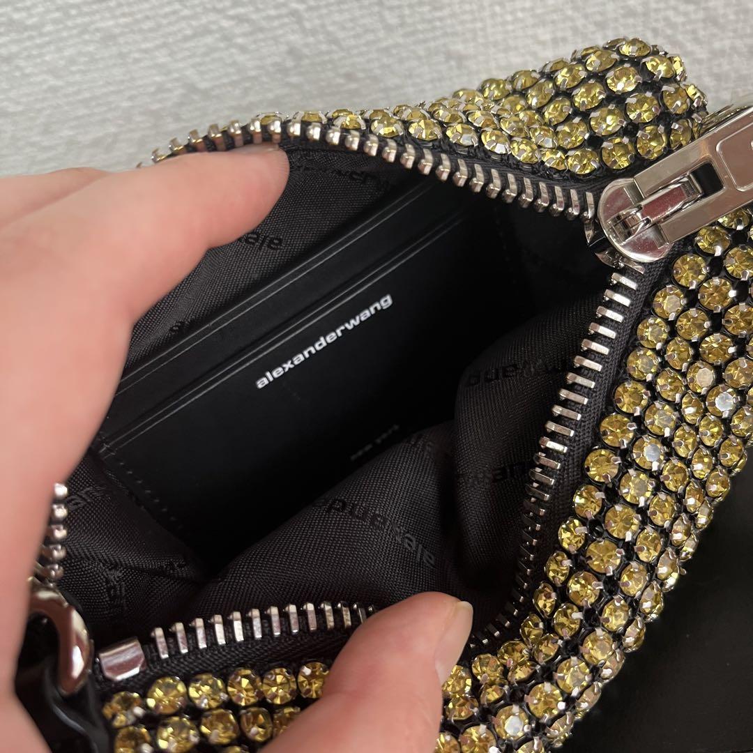 新品 アレキサンダーワン ビジュー ハンドバッグ ミニバッグ