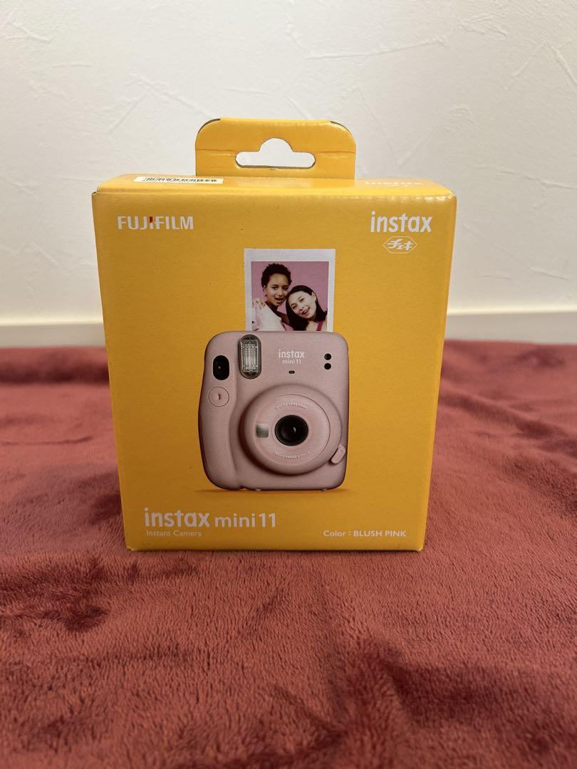 instax mini 11 インスタントカメラ チェキ 本体 ブラッシュピンク