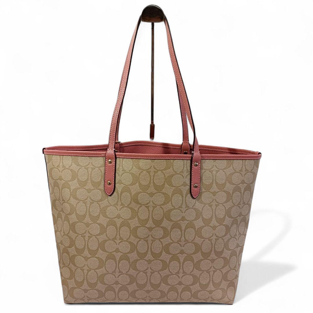 COACH コーチ トートバッグ レディース シグネチャー ジップ