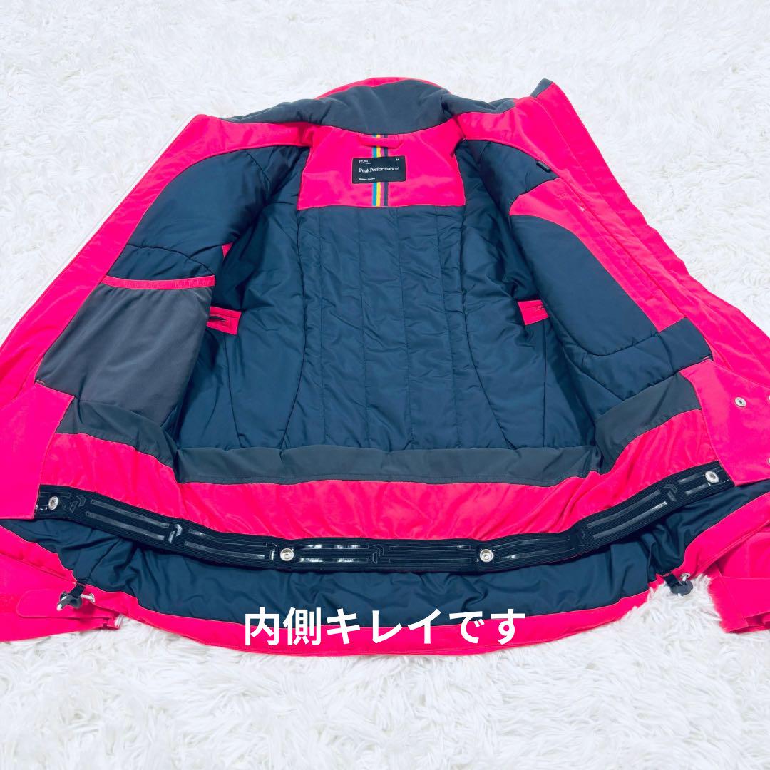 訳あり　良品　ピークパフォーマンス　アニマジャケット　スキー　雪山　ピンク　Ｍ