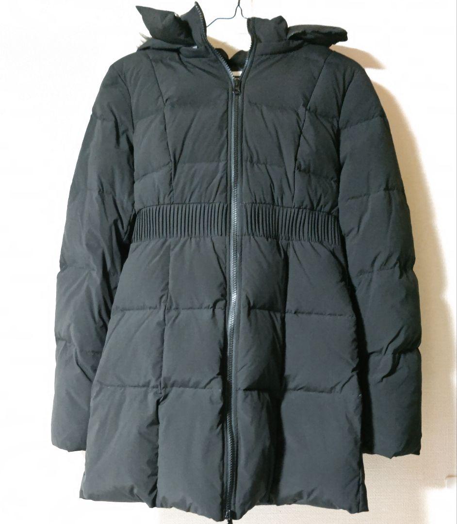 GYDA 赤字覚悟⇒8,699円 ロングダウンコート BLACK gygyベルト付き