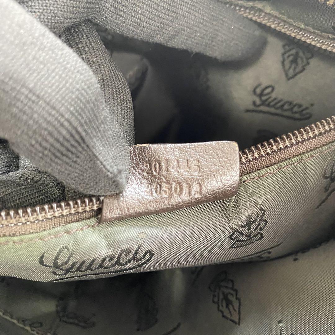 GUCCI GGシマ ショルダーバッグ ブラウン サコッシュ