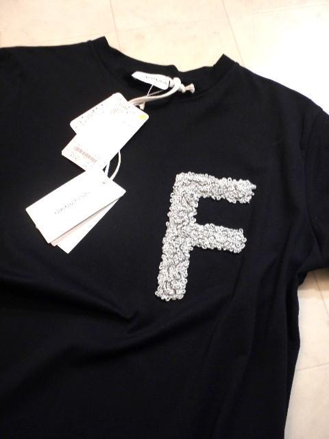 驚きの価格 新品◇ファビアナフィリッピの大人気”【Fロゴ】モチーフ！黒 トップス