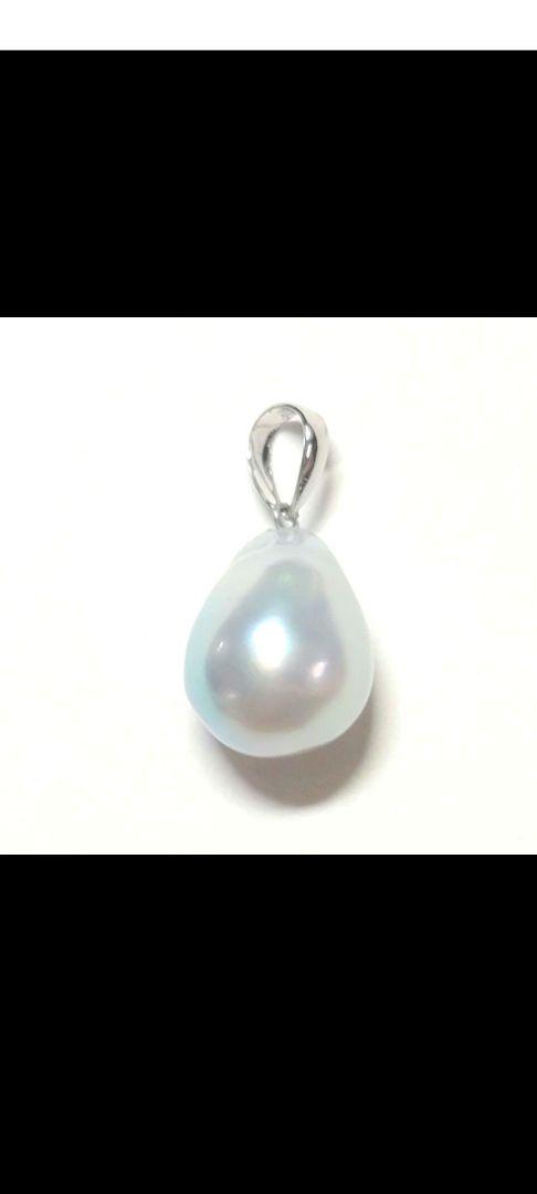 あこや真珠バロックパール k18WGネックレストップ VERY 美人百花 卒業式