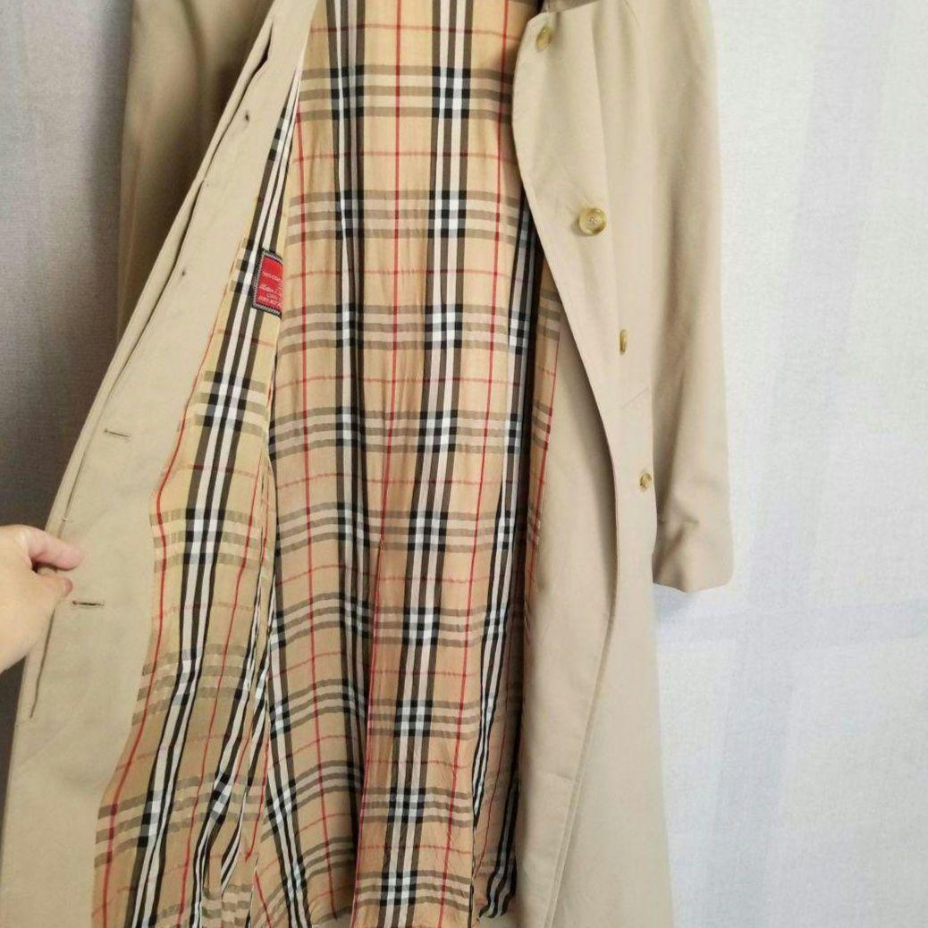 【BURBERRY】ステンカラーコート　トレンチコート　バーバリー　ユニセックス