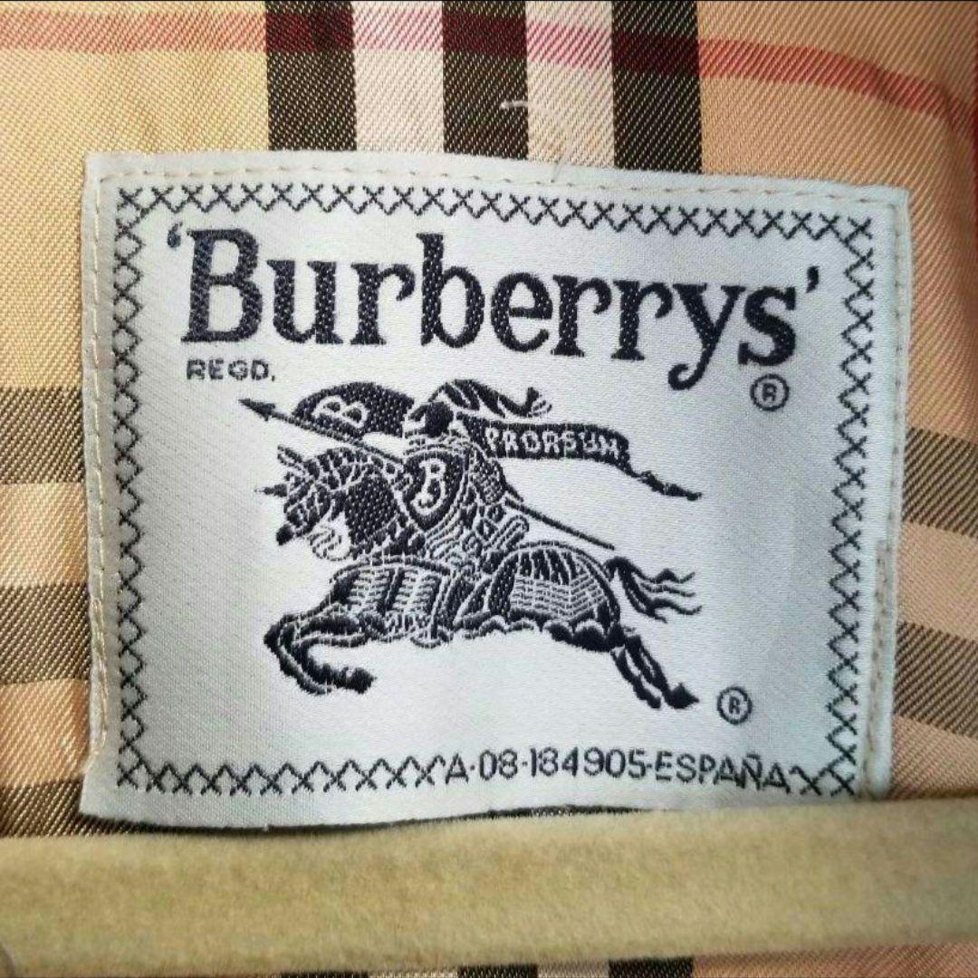 【BURBERRY】ステンカラーコート　トレンチコート　バーバリー　ユニセックス