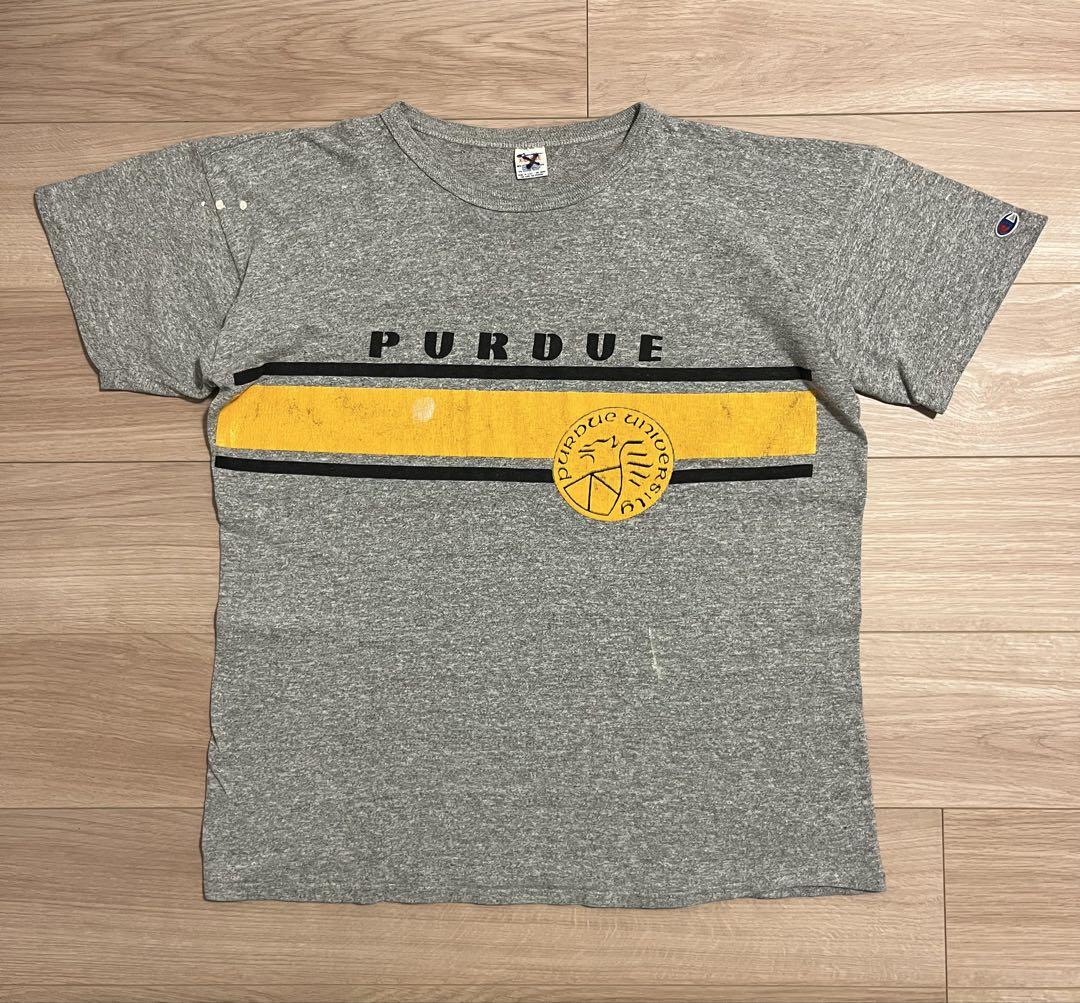 80s Champion グレーPURDUE アメリカ製 XL