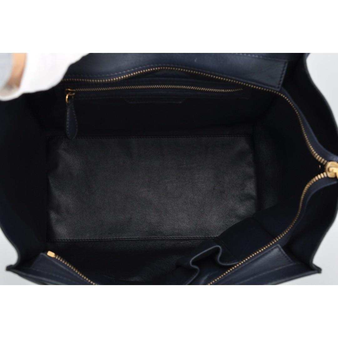 CELINE 美品 ラゲージ ミニショッパー ダークネイビー ハンドバッグ
