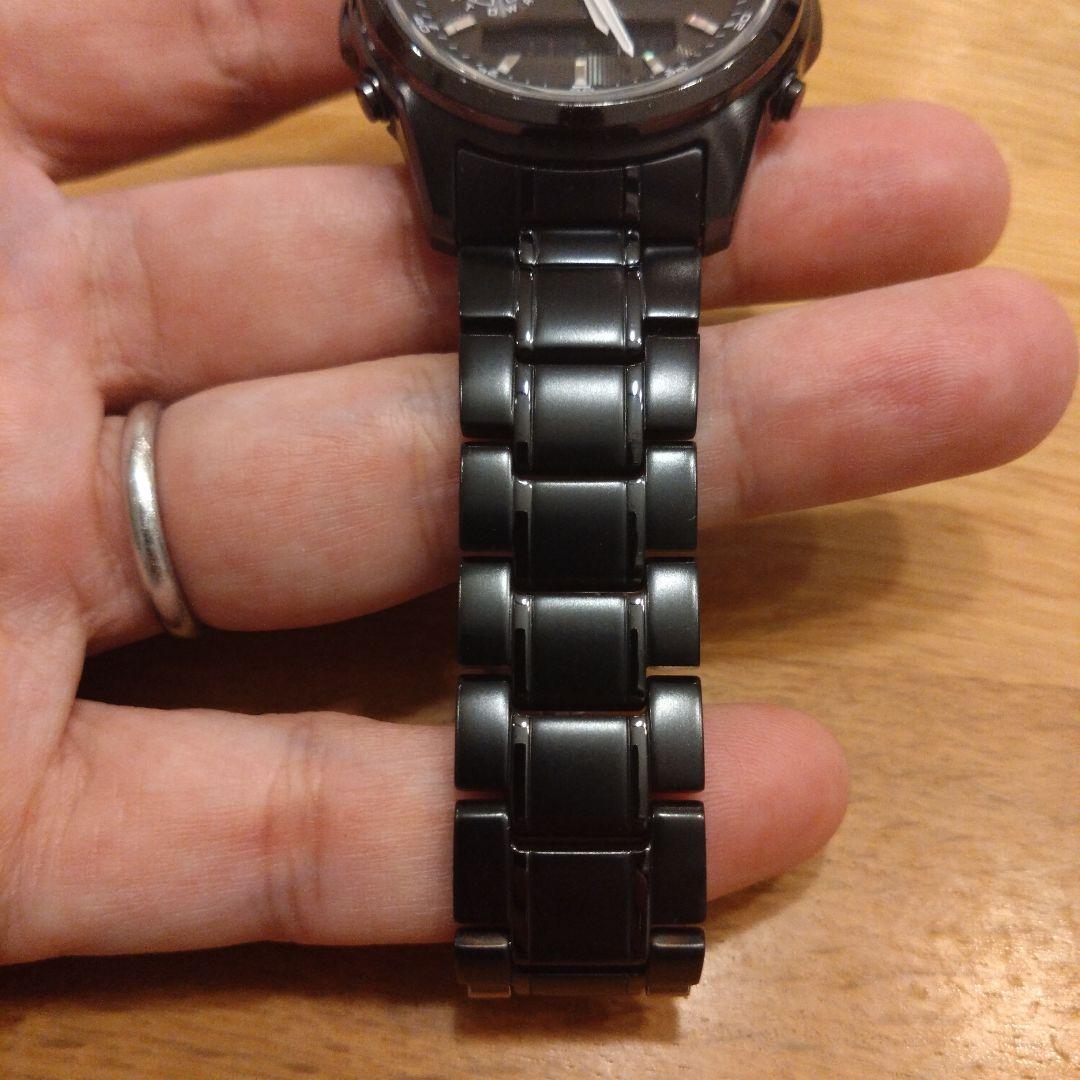 ソーラー電波　CASIO ベルト未使用 腕時計(クォーツ)