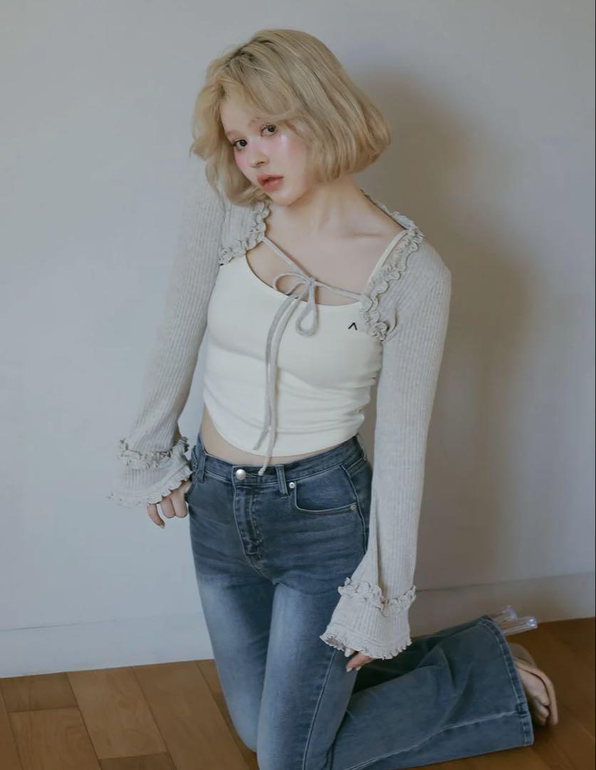 andmary Chui set tops gray アンドマリー