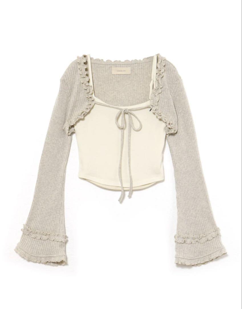 andmary Chui set tops gray アンドマリー