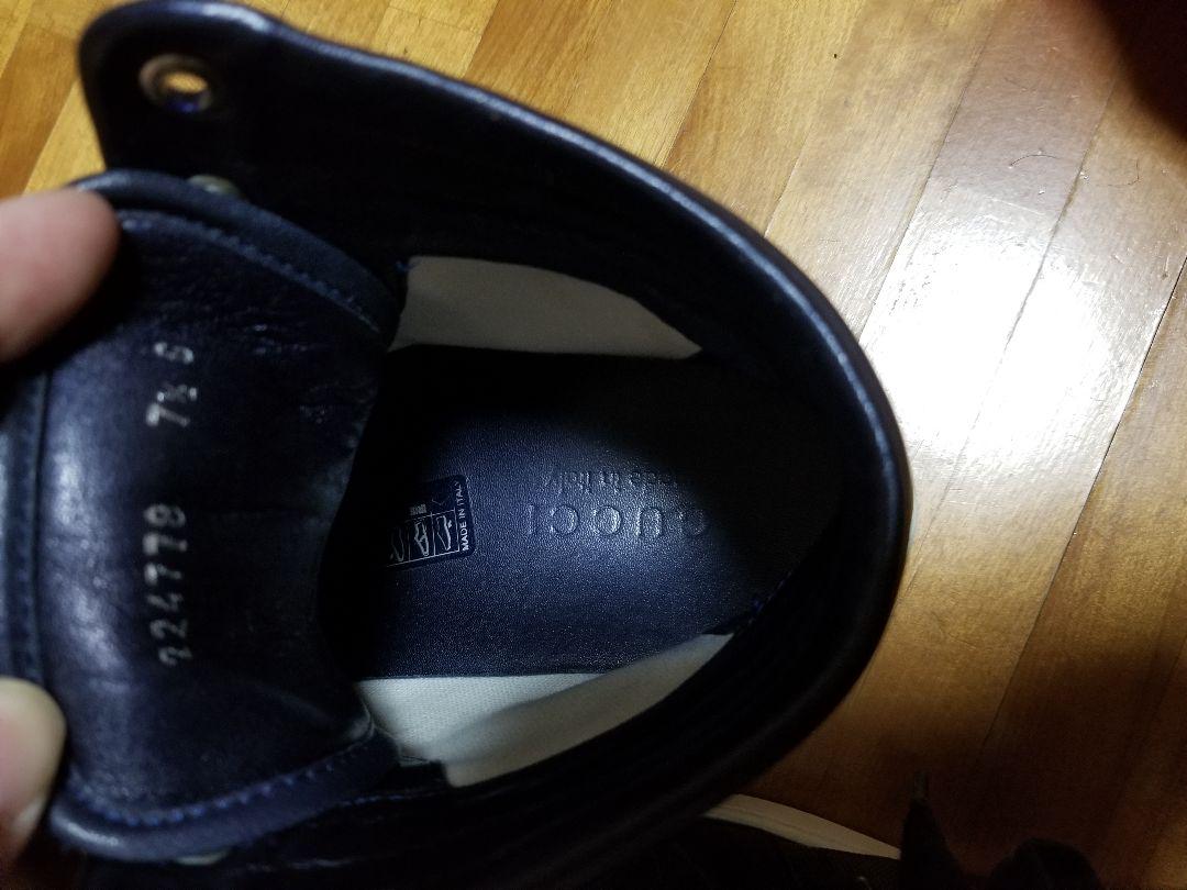 高評価好評 美品 ハイカット 正規品 25.5 GG柄 yEr7x-m95323191315 グッチ GUCCI スニーカー 再入荷即納