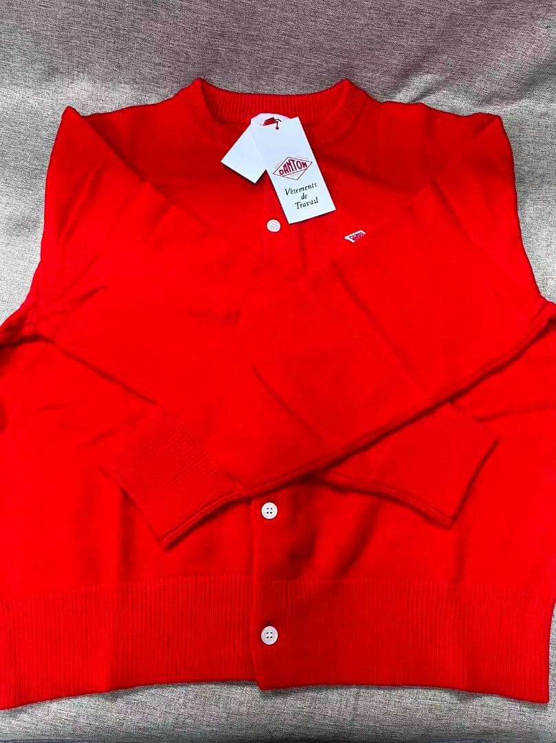 DANTON 赤 カーディガン サイズ36 - メルカリ