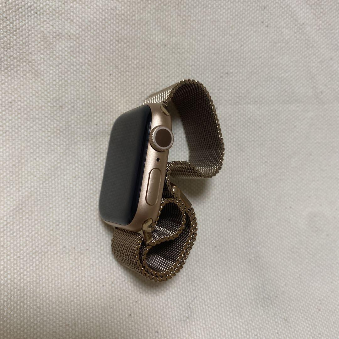 Apple Watch 5 40mm GPS ピンクゴールド メッシュバンド