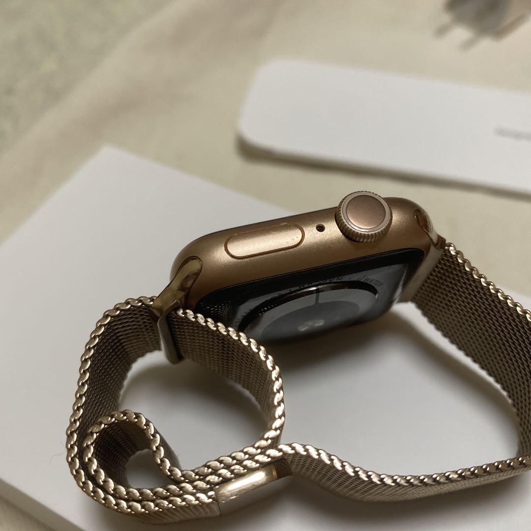 Apple Watch 5 40mm GPS ピンクゴールド メッシュバンド