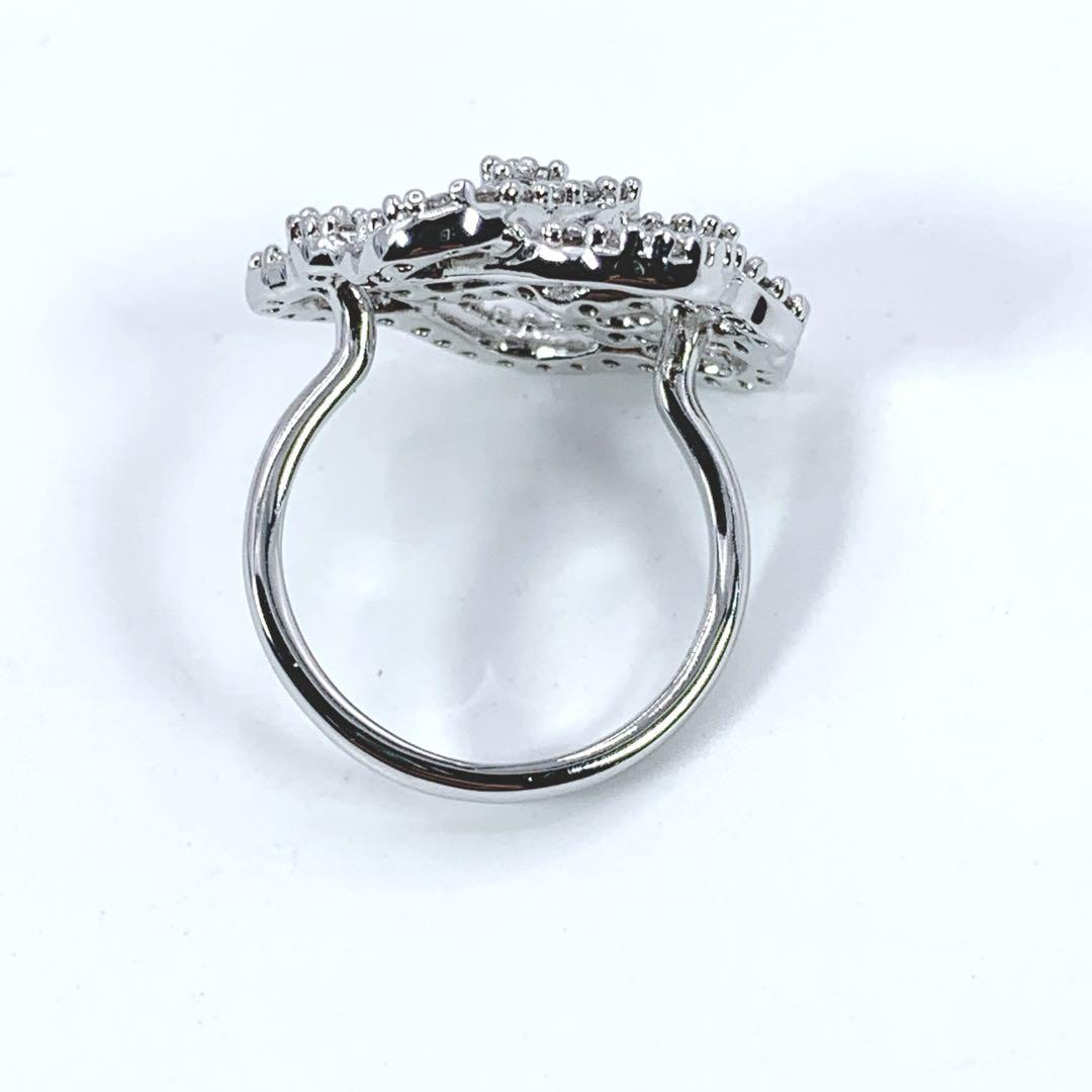 箱付き未使用】SWAROVSKI スワロフスキー フラワー リング 指輪